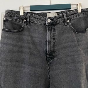 EVERLANE Way-High Curvy Jeans in Washed Black Size 34 L